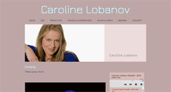 Desktop Screenshot of carolinelobanov.nl